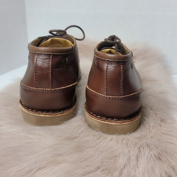 Kenneth Cole New York Real Deal Crazy Horse Brown Chukka Boots Shoes Size 7 - Picture 4 of 10